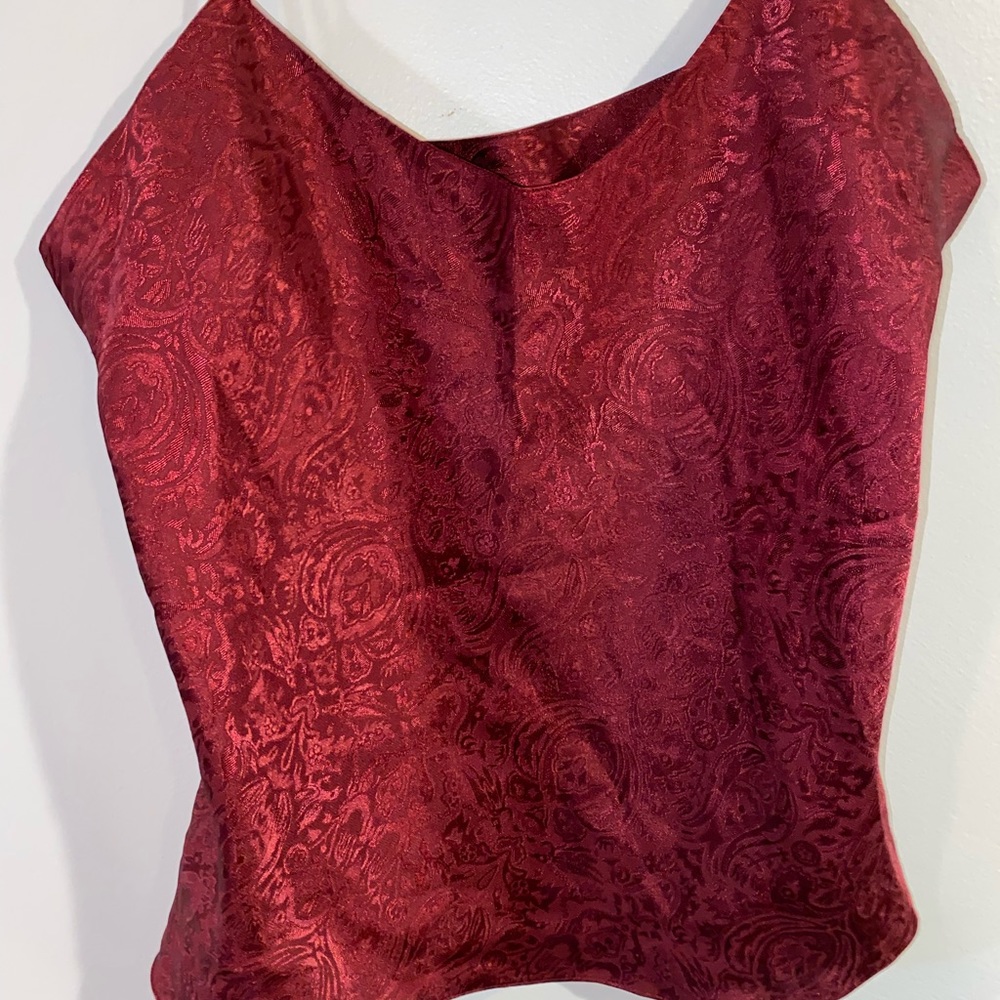 Red cami top - Picture 4 of 6